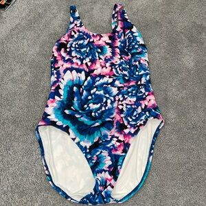 Woman’s Calvin Klein Floral One Piece Bathing Suit